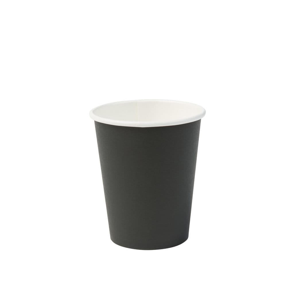 Pappbecher 200 ml / 8 oz, Ø 80 mm, schwarz  | 1000 Stk.