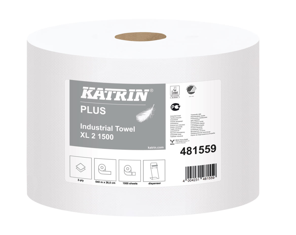 KATRIN Plus XL2 Putztuchrolle | VE = 2 Rollen 